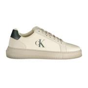 Sportieve witte sneakers met print en logo Calvin Klein , White , Here...