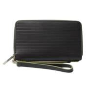 Pre-owned Leather wallets Dior Vintage , Black , Heren