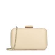 Dames crème clutch tas Kazar , Beige , Dames