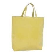 Pre-owned Leather handbags Prada Vintage , Yellow , Dames