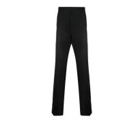 Zwarte Wol Zijde Broek Dsquared2 , Black , Heren