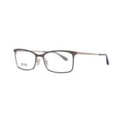 Bruin Rechthoekig Metalen Optische Monturen Hugo Boss , Brown , Dames