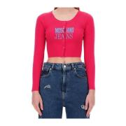 Stijlvolle Sweaters Collectie Moschino , Pink , Dames