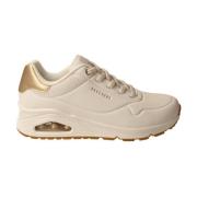 Witte Moderne Damessneaker Skechers , White , Dames