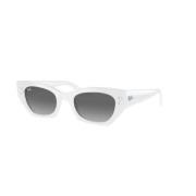 Rb4430 Zonnebril Grijze Lenzen Wit Montuur Ray-Ban , White , Dames