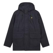 Microfleece Parka 2.0 Jas Lyle & Scott , Blue , Heren