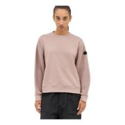 Wollen Panelen Crewneck Sweatshirt Moncler , Pink , Dames