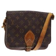 Pre-owned Canvas louis-vuitton-bags Louis Vuitton Vintage , Brown , Da...