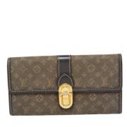 Pre-owned Canvas wallets Louis Vuitton Vintage , Brown , Dames