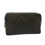 Pre-owned Canvas clutches Louis Vuitton Vintage , Brown , Dames