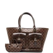 Pre-owned Canvas louis-vuitton-bags Louis Vuitton Vintage , Brown , Da...