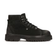 Veterschoenen van nubuckleer Kazar , Black , Heren