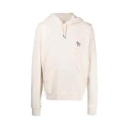 Hoodie - Cream 100% Katoen PS By Paul Smith , Beige , Heren