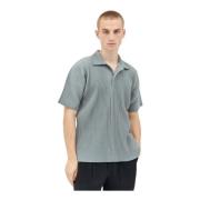 Geplooide Poloshirt Issey Miyake , Gray , Heren