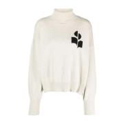 Witte Sweatshirt Aw24 Gezellige Stijl Isabel Marant Étoile , White , D...