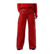 Cargo Broek Rood Ibana , Red , Dames