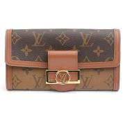 Pre-owned Canvas wallets Louis Vuitton Vintage , Brown , Dames