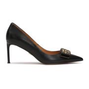 Zwarte pumps met grote versierde strikken Kazar , Black , Dames