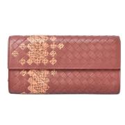 Pre-owned Leather wallets Bottega Veneta Vintage , Brown , Dames