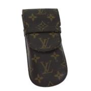 Pre-owned Canvas pouches Louis Vuitton Vintage , Brown , Dames