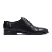 Klassieke zwarte Oxford-schoenen met neuskap Kazar , Black , Heren