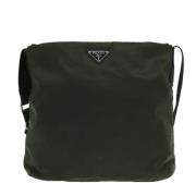 Pre-owned Canvas prada-bags Prada Vintage , Green , Dames