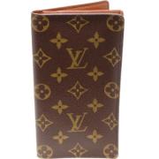 Pre-owned Canvas wallets Louis Vuitton Vintage , Brown , Dames