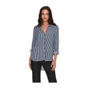 Lange Mouw Laurel Blouse Vrouwen Jacqueline de Yong , Blue , Dames