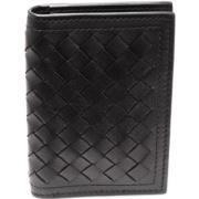 Pre-owned Leather wallets Bottega Veneta Vintage , Black , Heren