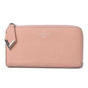 Pre-owned Leather wallets Louis Vuitton Vintage , Pink , Dames