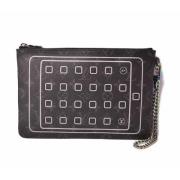 Pre-owned Canvas clutches Louis Vuitton Vintage , Black , Dames