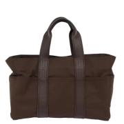 Pre-owned Nylon handbags Hermès Vintage , Brown , Dames