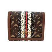 Pre-owned Canvas wallets Burberry Vintage , Brown , Dames