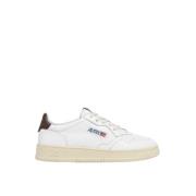 Vintage Low-Top Wit Bruin Sneakers Autry , White , Heren