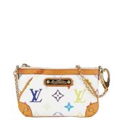 Pre-owned Canvas louis-vuitton-bags Louis Vuitton Vintage , White , Da...