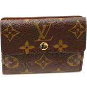 Pre-owned Canvas wallets Louis Vuitton Vintage , Brown , Dames