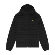 Gewatteerde Stretch Jas Lyle & Scott , Black , Heren