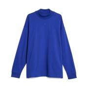 Blauw Longsleeve T-shirt Adidas , Blue , Heren