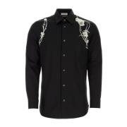 Casual Overhemd Collectie Alexander McQueen , Black , Heren