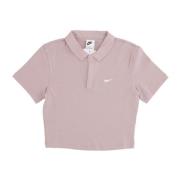 Essentiële Polo Crop Top Diffused Taupe Nike , Beige , Heren