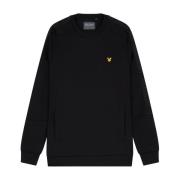 Zak Sweat Crew Midlayer Lyle & Scott , Black , Heren