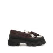 Bruine Mocassins voor Vrouwen Ganni , Brown , Dames