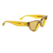 Stijlvolle zonnebril Bottega Veneta , Yellow , Dames