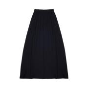 Elegant Midi Straight Skirt Black The New Society , Black , Dames