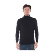 Cyclist Break Sweater Pullover Daniele Alessandrini , Black , Heren