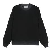 Vintage Zwart Boston Crew Sweatshirt Cotton Citizen , Black , Dames