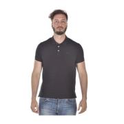 Klassieke Polo Shirt voor Mannen Emporio Armani , Black , Heren