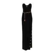 Jurk met Riem Elisabetta Franchi , Black , Dames