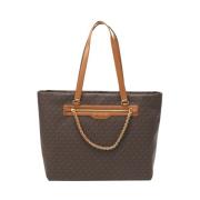 Bruine Shopper Tas met Gouden Details Michael Kors , Brown , Dames