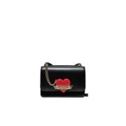 Zwarte Designer Tassen voor Vrouwen Love Moschino , Black , Dames